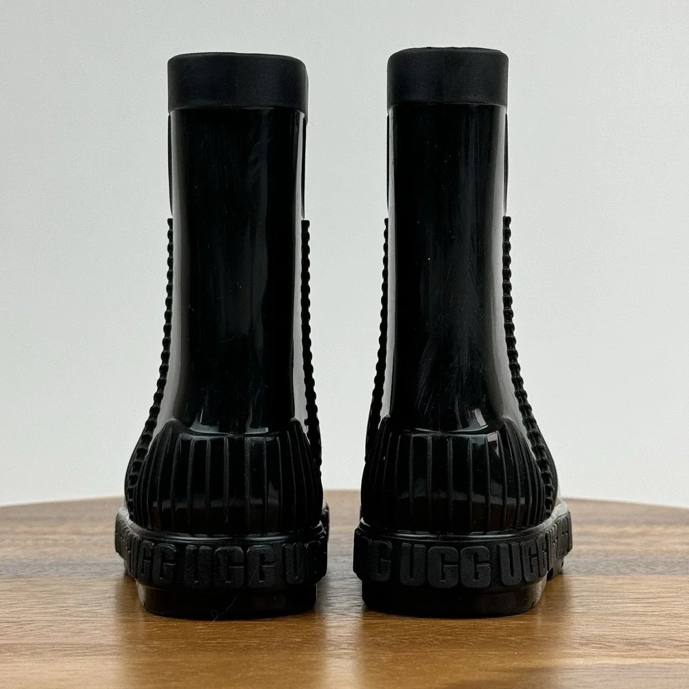 Toddlers‎ Girls Ugg Australia Drizlita Black Waterproof Rain Boots Size 8 C EUC